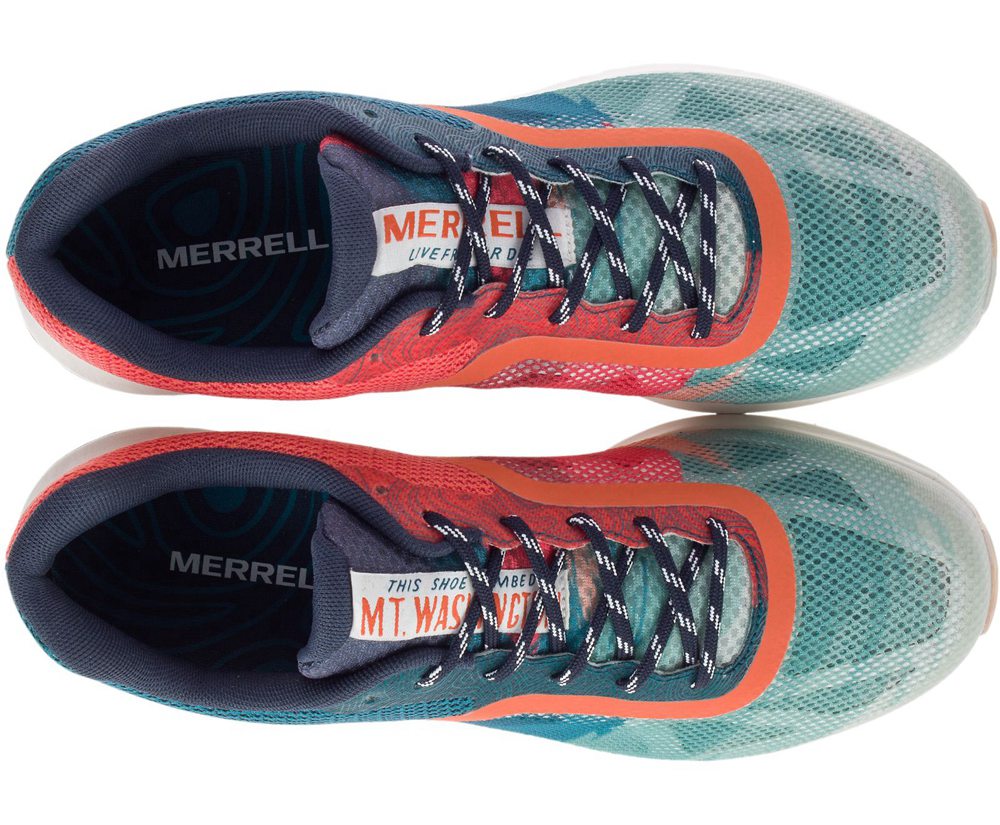 Merrell Sneakers Mint/Orange - MTL Skyfire X White Mountains - Mens 18EVRBLGP